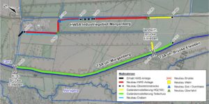 Übersicht Deichneubau Industriegebiet Walschleben